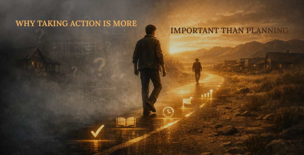 why taking action is more important than planning